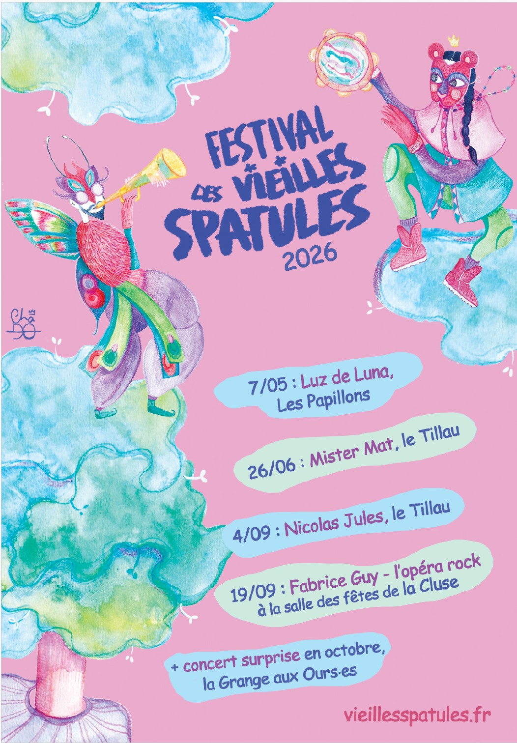 poster festival des vieilles spatules